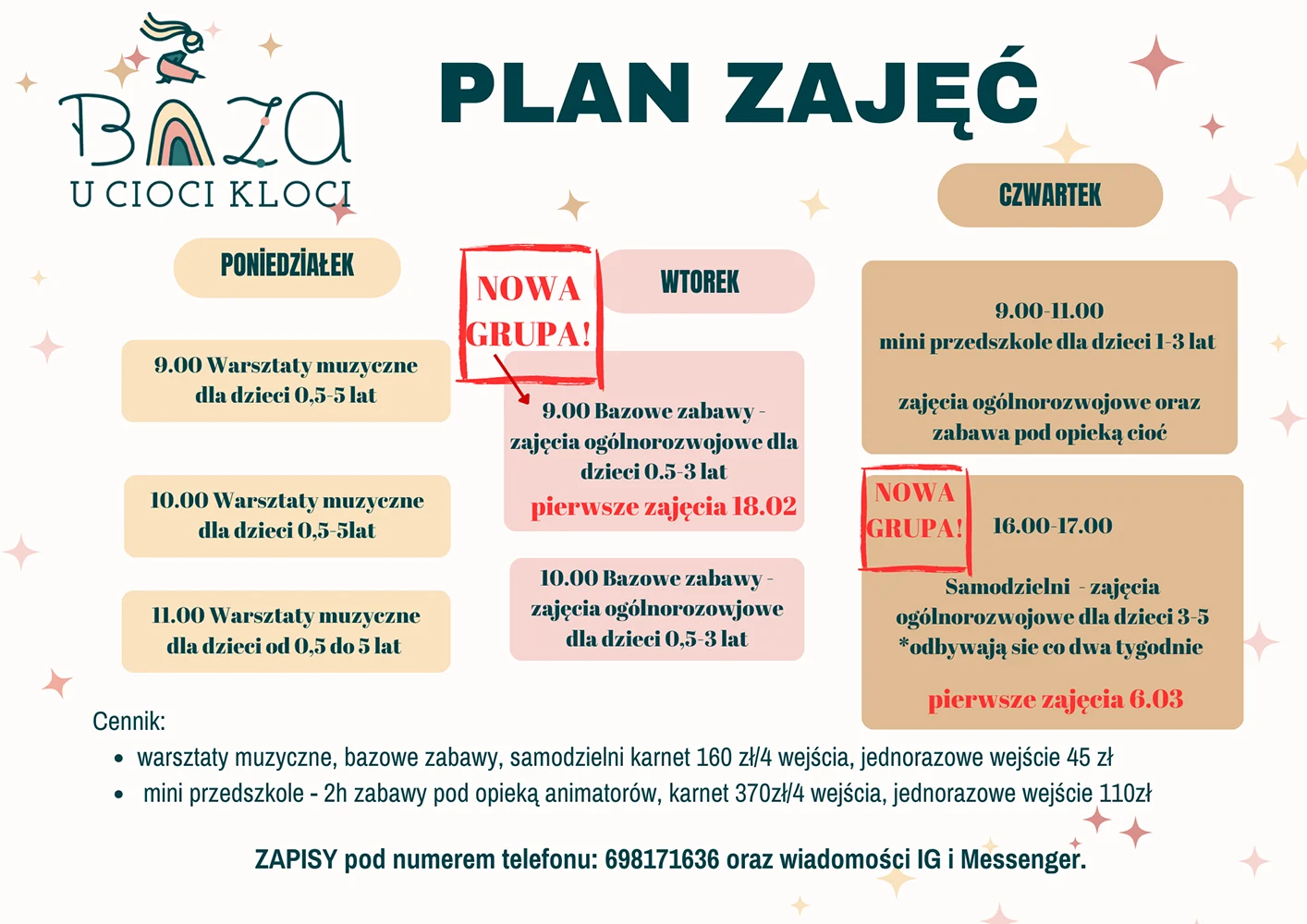 plan zajęć